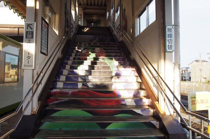石巻駅　階段