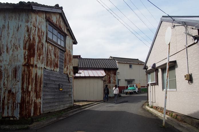田代島の住宅街