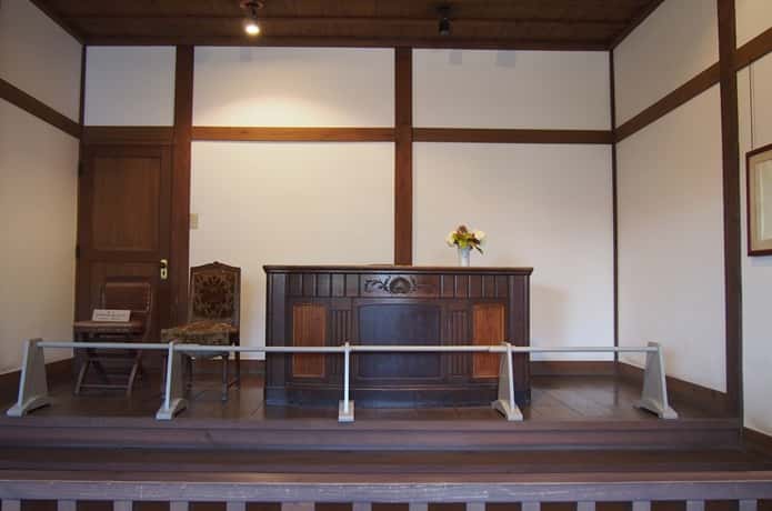 水沢県庁記念館 復元された裁判所