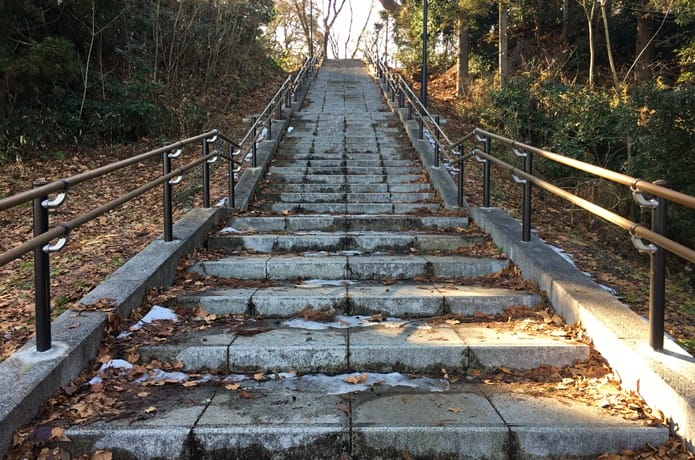 仙台扇坂　階段