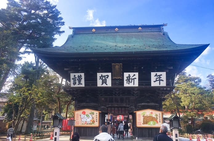 竹駒神社　随身門