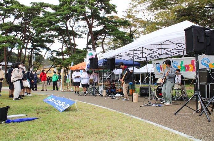 松島パークフェスティバル　高校性　ステージ