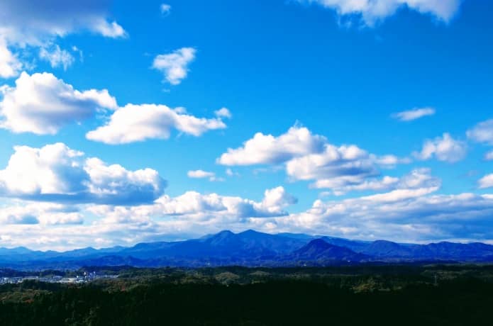 大亀山森林公園　展望台からの景色