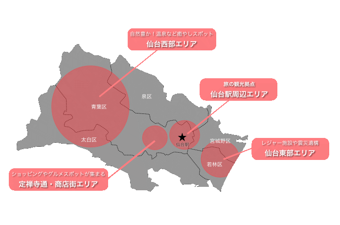 仙台エリアマップ