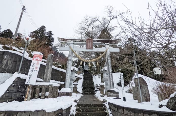 櫻田山神社入口