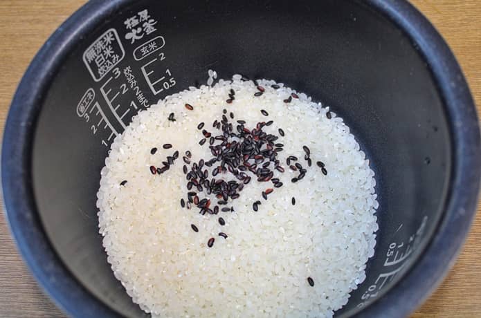 白米と古代米