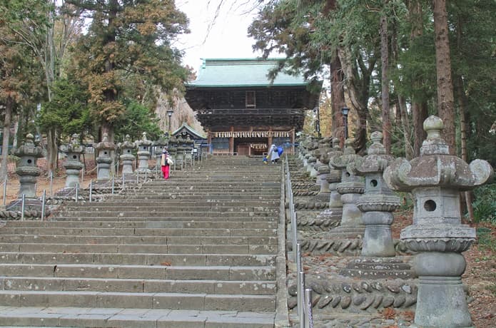 仙台東照宮　参道の階段